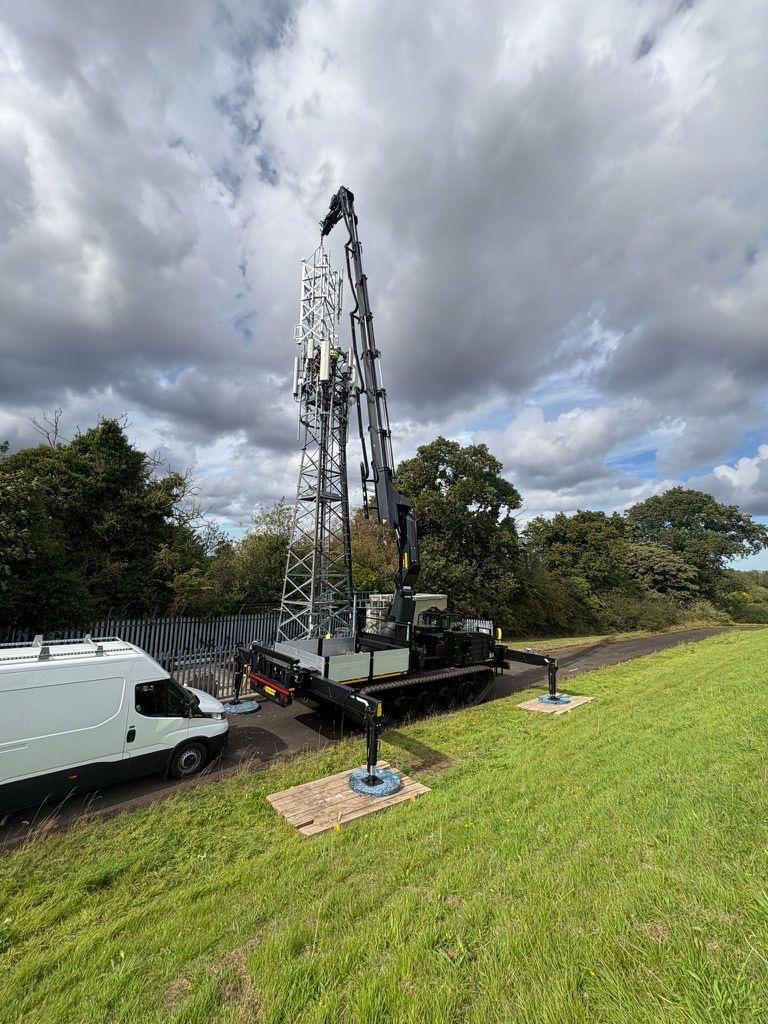 PRINOTH PANTHER T16 FITTED WITH PALFINGER PK105 CRANE BRADLEYS MACHINERY FOR ANCORE SERVICES